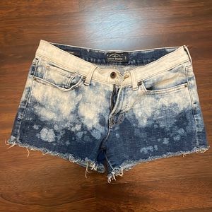 Lucky Brand Acid Wash Cutoff Denim Shorts